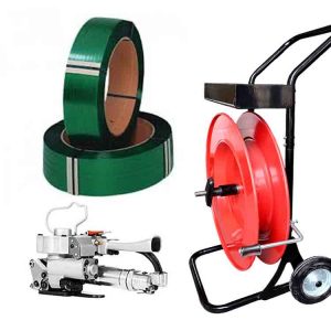 Pneumaattinen vannenauhasarja AIR19 13–19 mm PET/PP, mukana PET-vannenauha 15,5 mm, vannenauhakärry